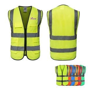 Safety Vests w/Reflective Stripes