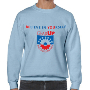 BU GEAR UP SWEATSHIRT - LIGHT BLUE