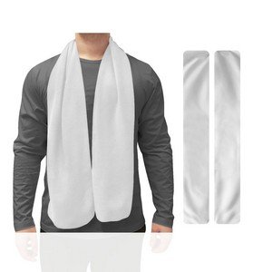 2-Tone Microfleece Scarf, Ultra Soft and Smooth, 8x60, Sublimated Edge to Edge BOTH sides