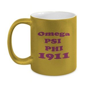 Omega Psi Phi Two-Tone 11 Oz. Ceramic Mug