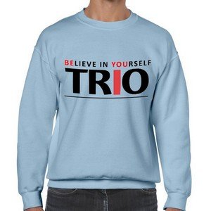 BU TRIO SWEATSHIRT - LIGHT BLUE