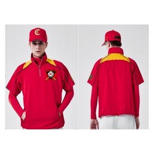 Premium Short Sleeve Quarter Zip Oxford Fabric Baseball