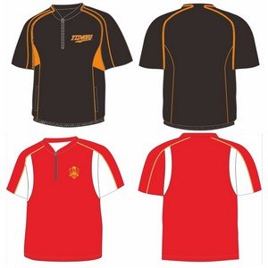 Premium Short Sleeve Quarter Zip Lamination Baseball