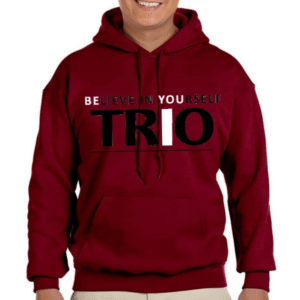 BU TRIO HOODIE - GARNET RED