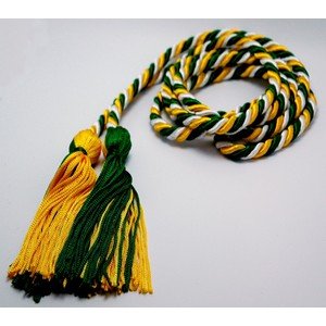 Intertwined Color Graduation Cord