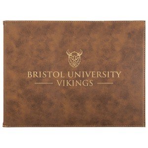 Rustic/Gold Leatherette Certificate Holder